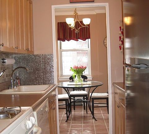 Pass-through kitchen, looking from hallway into dining room