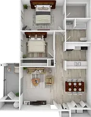 Two Bed One Bath Two Bed One Bath