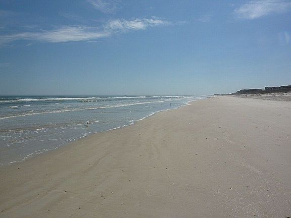 Perfect sand gentle slope