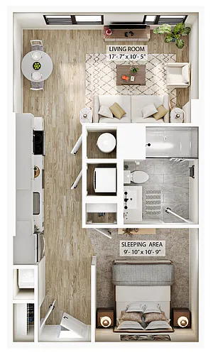 Floor plan Studio-S3
