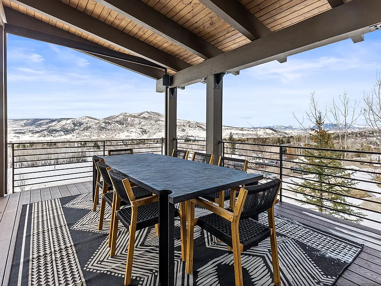 Main Level Wraparound Covered Deck - Dining for 8
