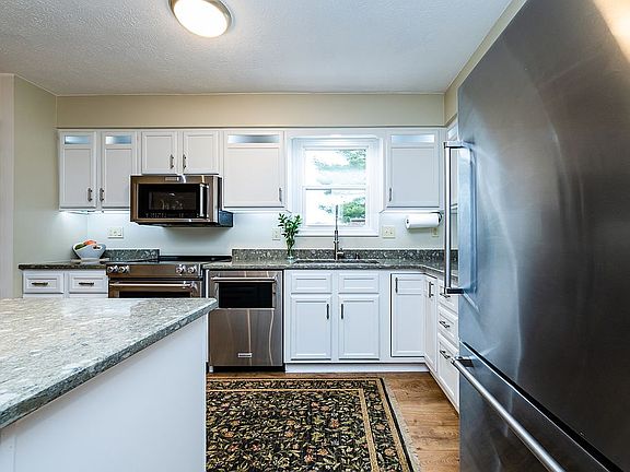 lighted cabinets in & under