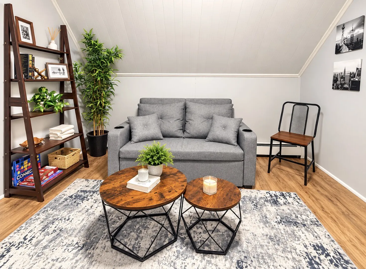 Cozy Furnished Attic Apartment | Belleville, NJ — Photo 2