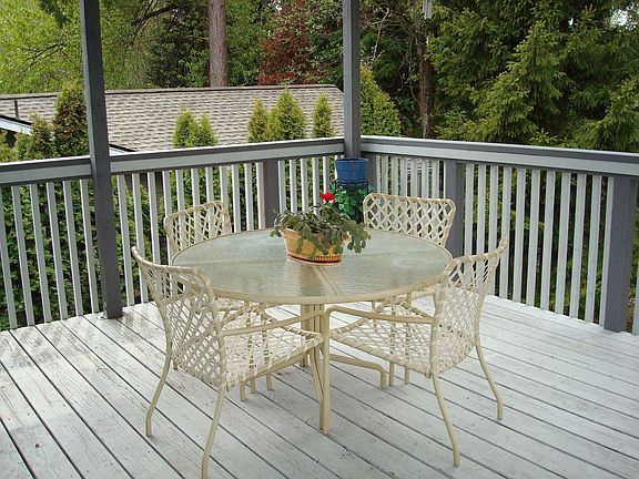 Large deck off dining room