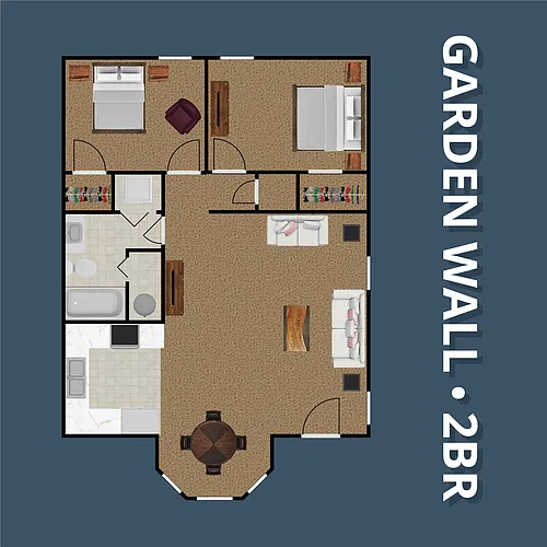 Floor plan Two bedroom