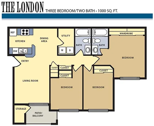 Floor plan The London