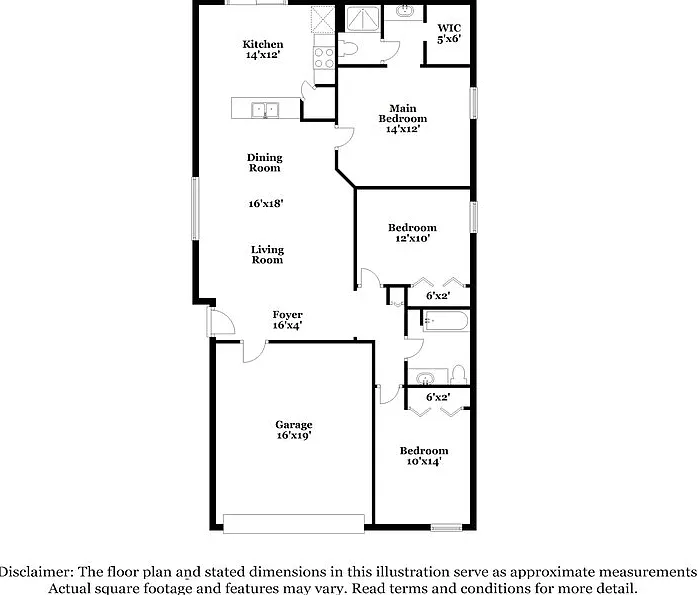 3 bed, 2.0 bath, 1292 sqft, $2,240 — Photo 2