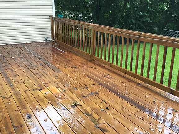 Deck off the Kitchen Door