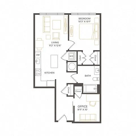 Floor plan A22