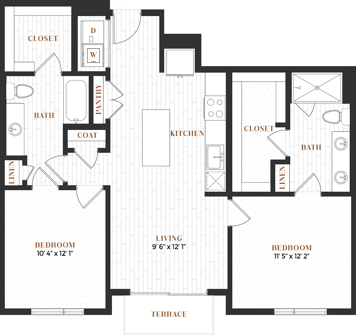 Floor plan 2E