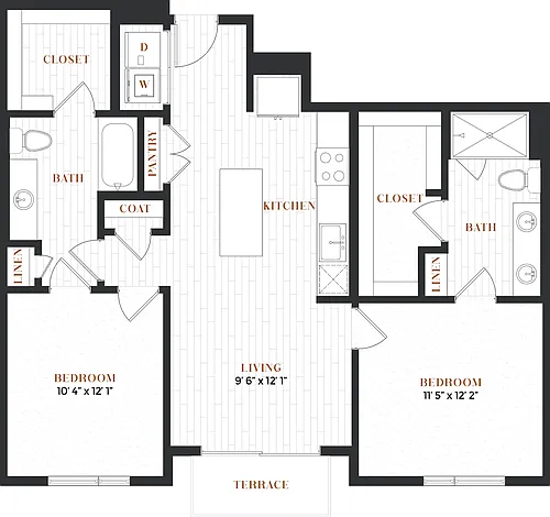 Floor plan 2E