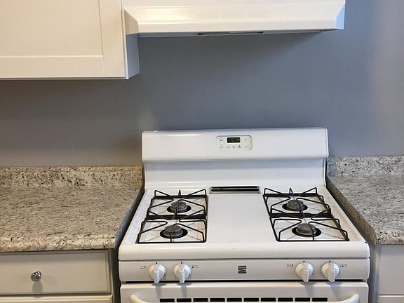 gas range with exhaust hood