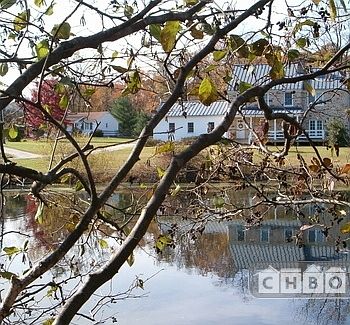 guest house as background to m