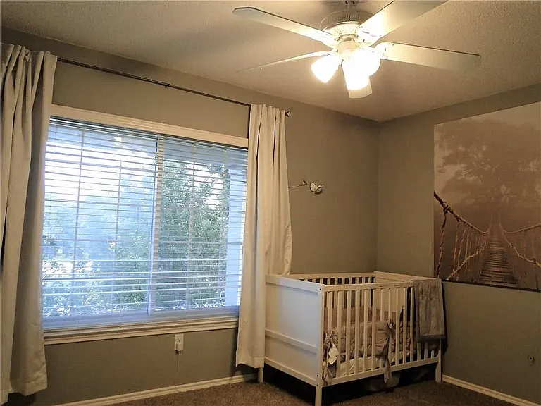 Bedroom facing street