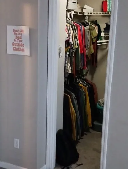 Master Bedroom Walk in Closet