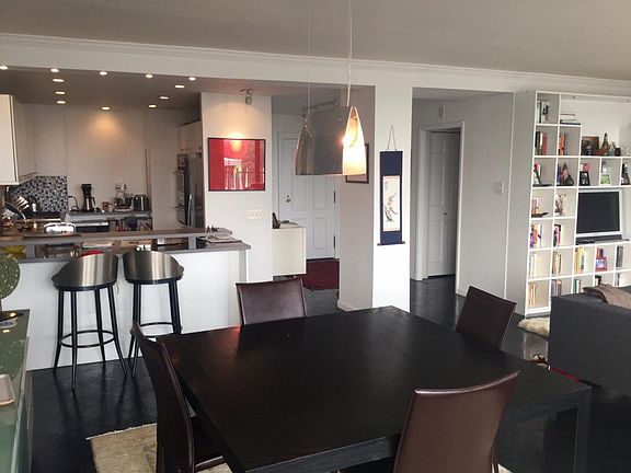 dining, kitchen and foyer