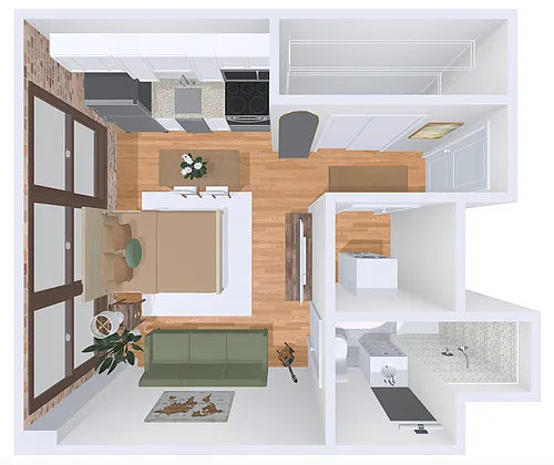 Floor plan studio 1