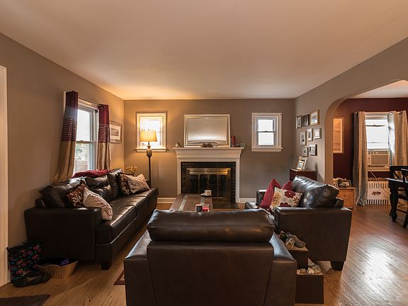 Wood-burning fireplace