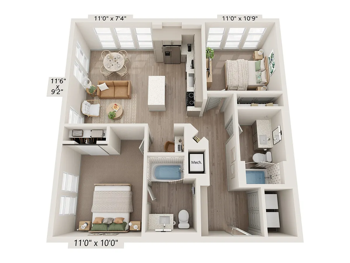 Floor plan B4