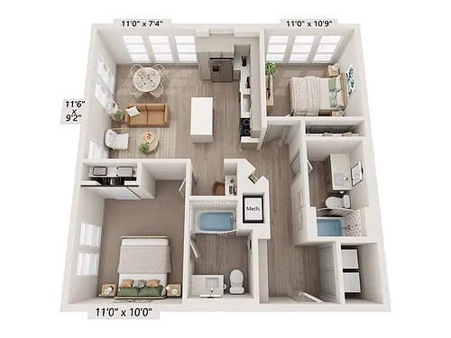 Floor plan B4