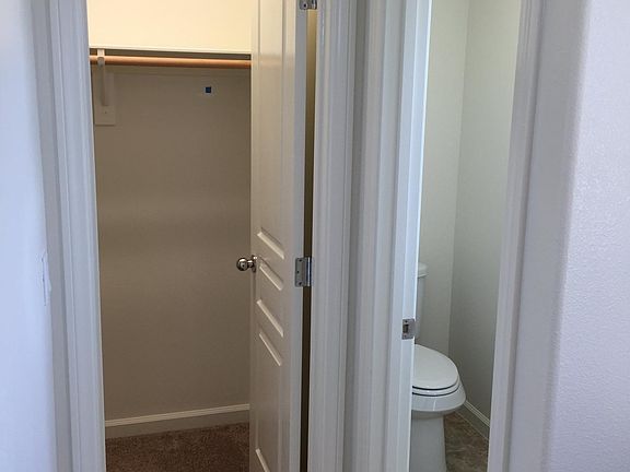 Master walk-in closet and water closet