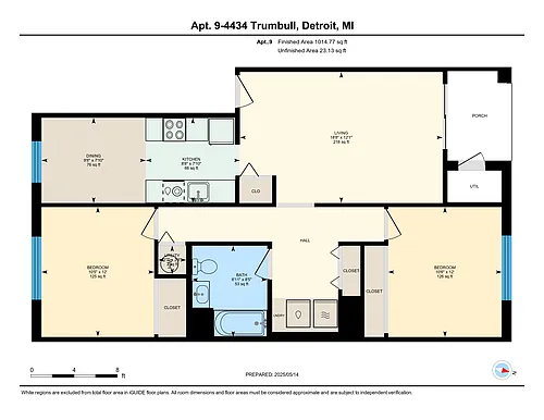 Floor plan 2 Bedroom