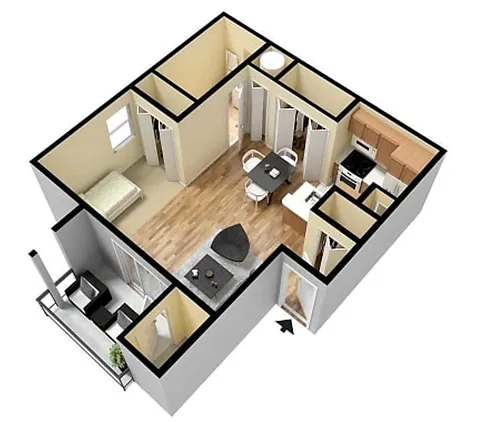 Floor plan 0x1 Islamoranda