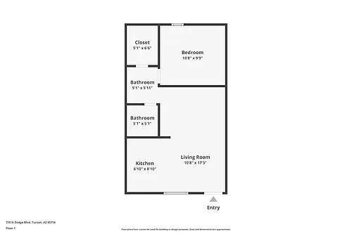 Floor plan 1 Bed
