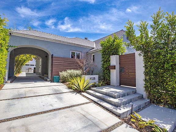 Front gated entry and driveway