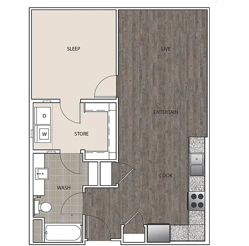 Floor plan 1C