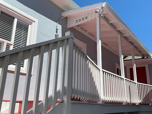 Front walk up behind secured gates