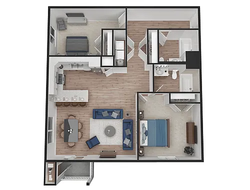 Floor plan Model C