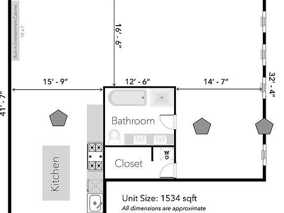 2nd image of 115 W 4th St Unit 207