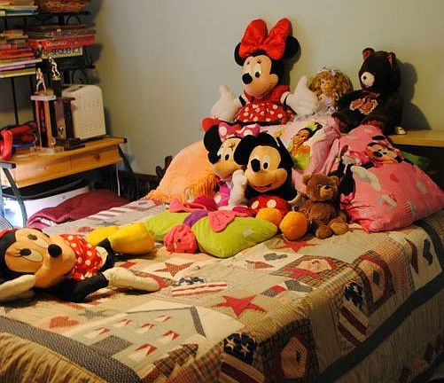 Bedroom two is ready for a new family too.