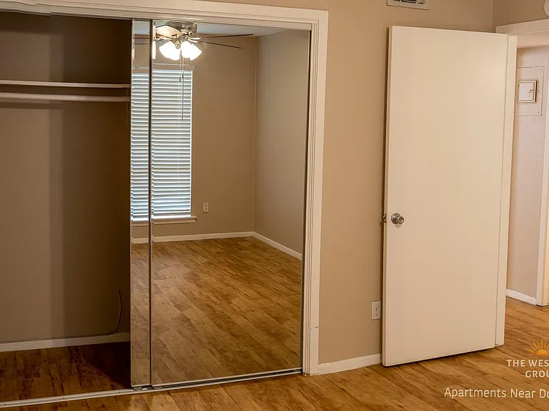 Bedroom on hallway