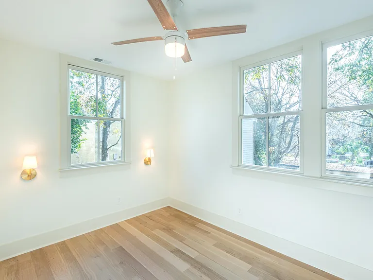 The second bedroom on the second floor, is the same size as the first bedroom. Great natural lighting, its own ensuite bathroom, and private closet!