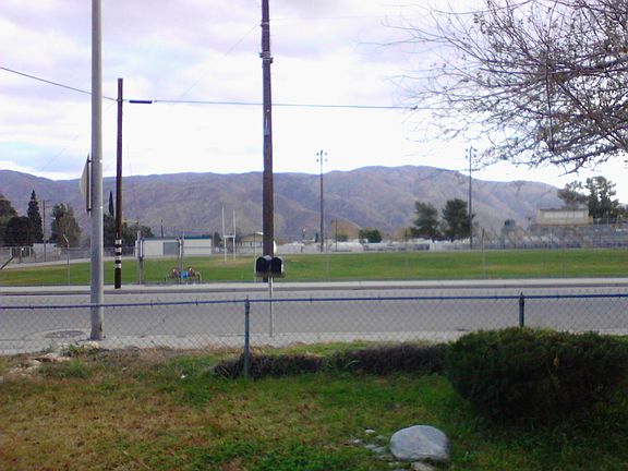 View from front of Duplex