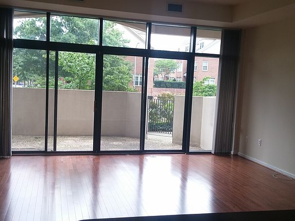 Living room that opens to private patio