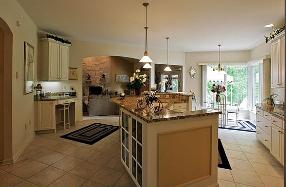 Kitchen-Granite Counters & Ceramic Floors