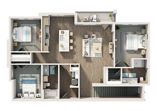 Floor plan Copper Harbor