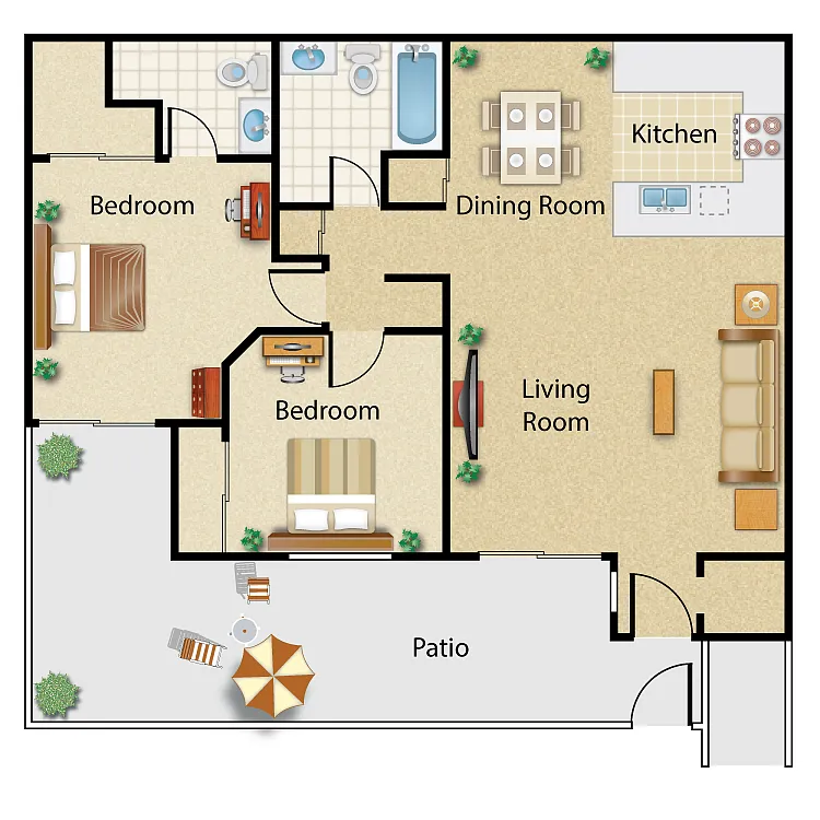 Floor plan Plan B