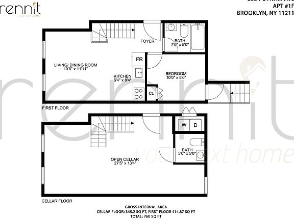 2nd image of 808 Putman Ave #1L
