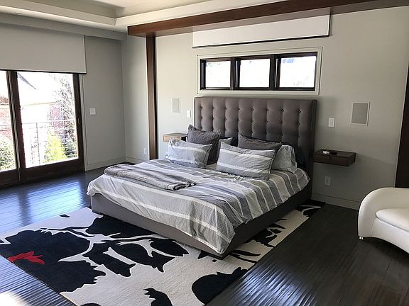 Master bedroom with patio.