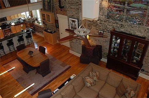 Great room from above