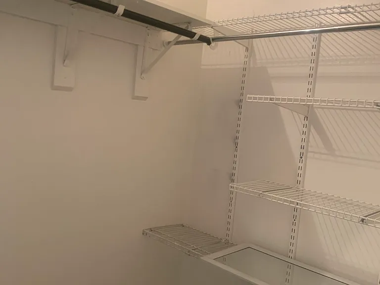 shelving in closet