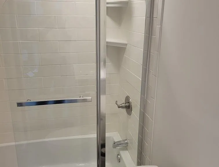 All new bathroom