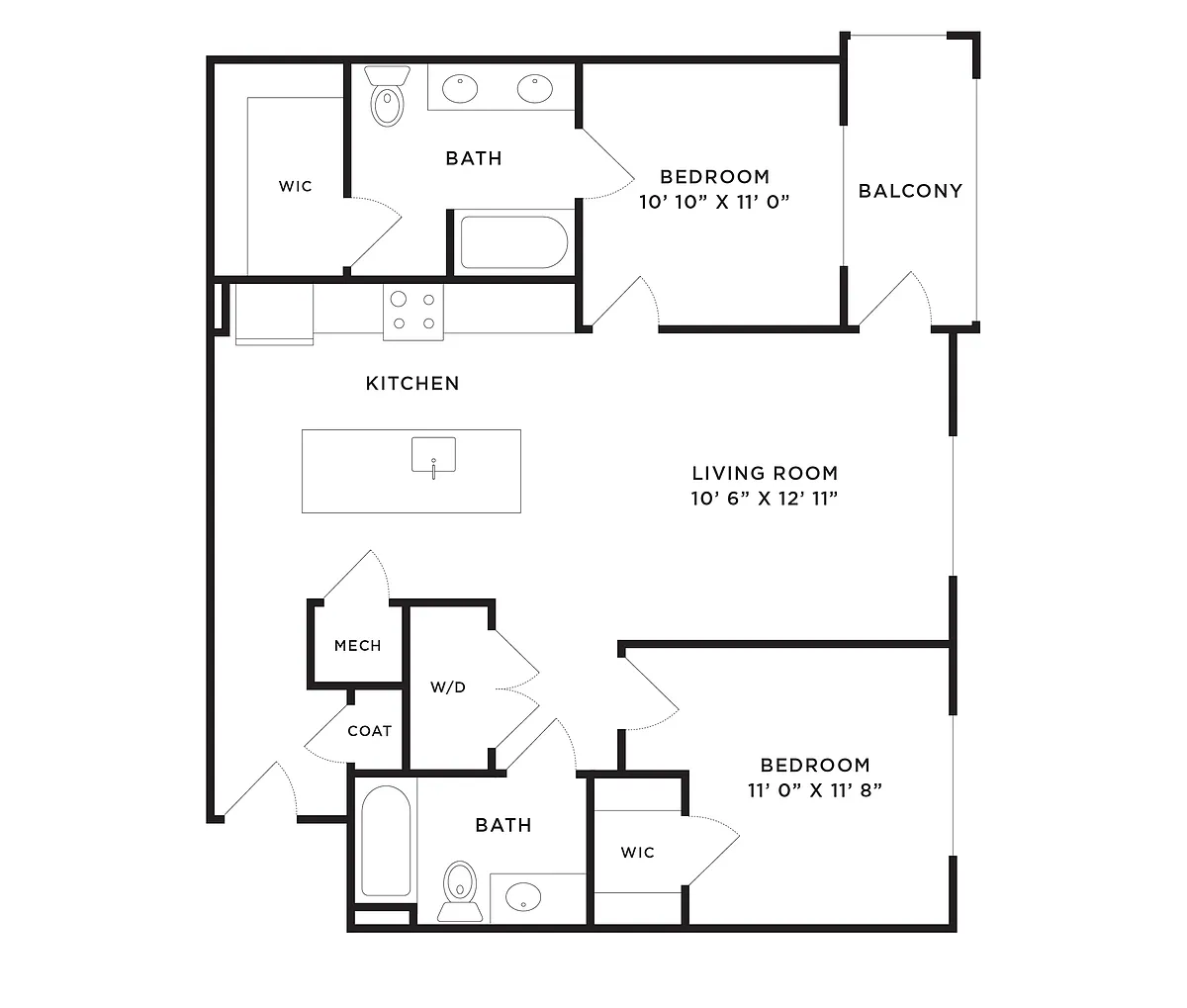 Floor plan B2A