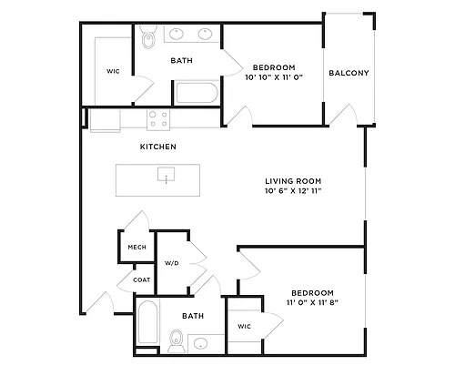 Floor plan B2A