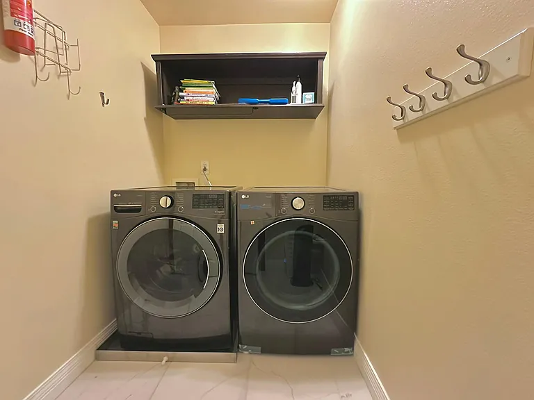 washer and dryer