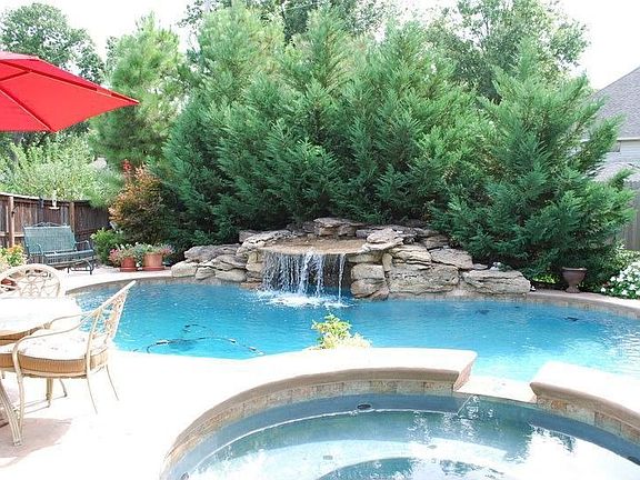 A beautiful pool area for outside entertaining